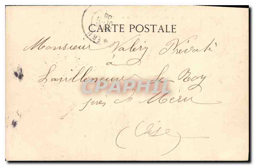 CPA Paris Bois de Boulogne Tir aux Pigeons — Rückseite