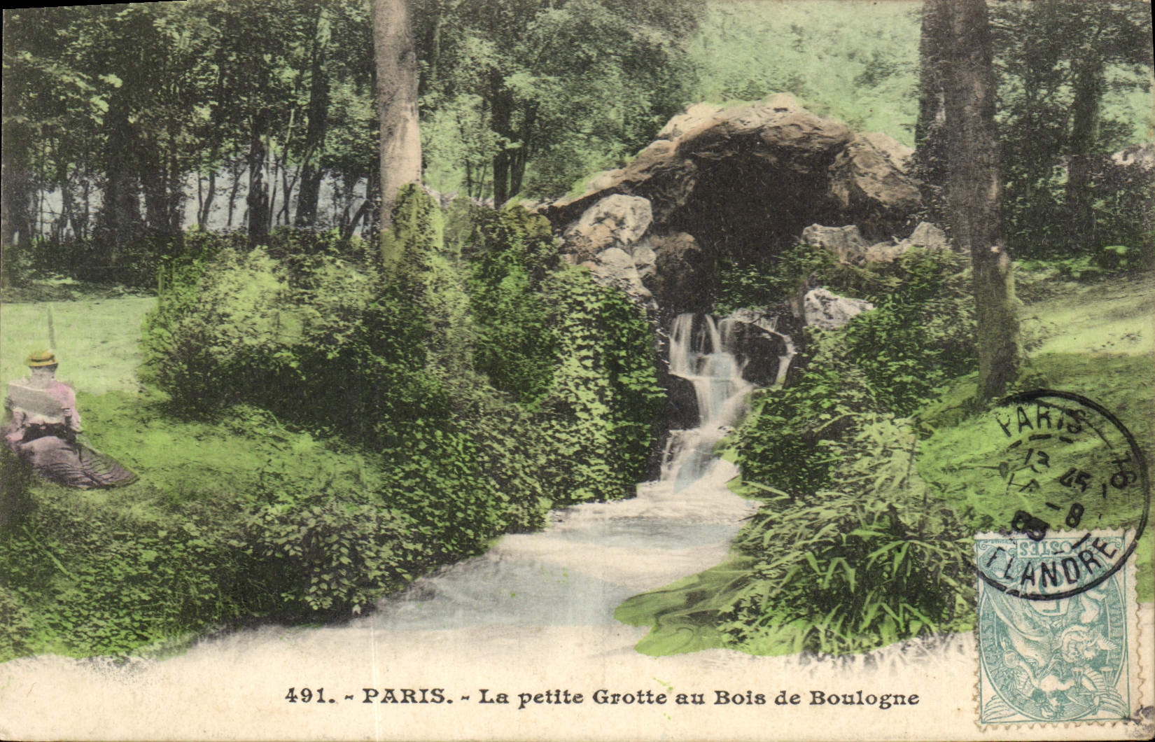 CPA Paris La petite Grotte au Bois de Boulogne 