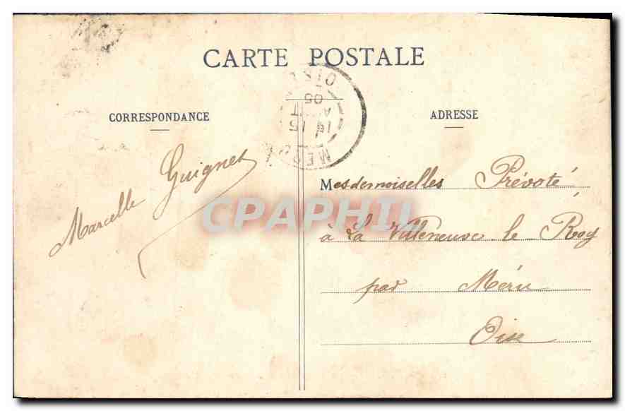 CPA Paris La petite Grotte au Bois de Boulogne  — Rückseite
