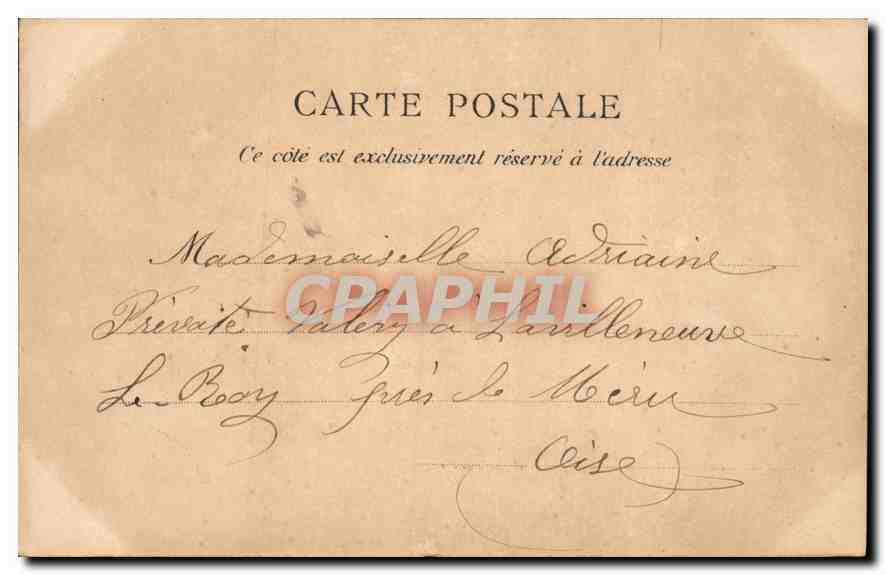 PARIS — Jardin des Plantes — C. L. C. — Verso