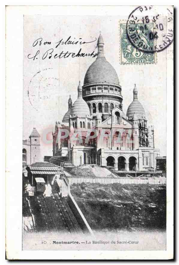 CPA Montmartre La Basilique du Sacre Coeur 