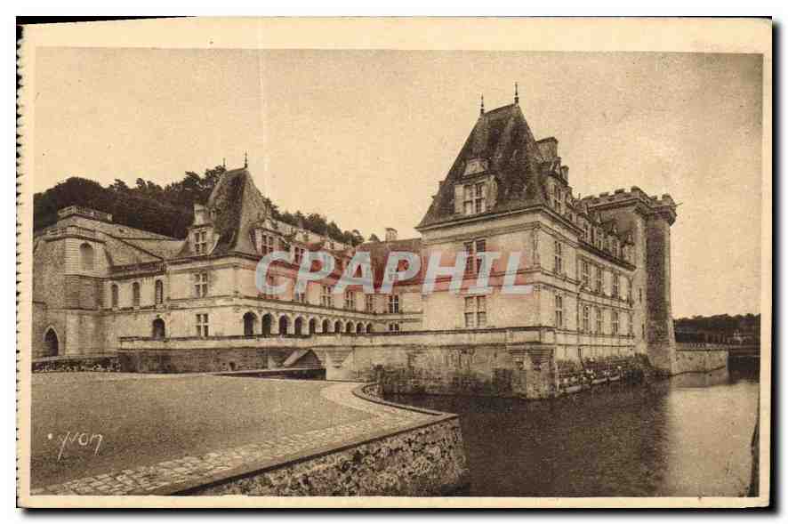 CPA La Douce France Chateaux de la Loire Chateau de Villandry 