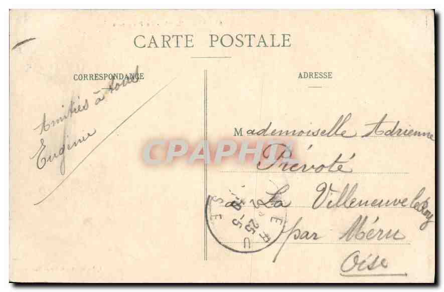 Versailles - La Préfecture — Collection des Galeries Modernes, n° 68 — Back