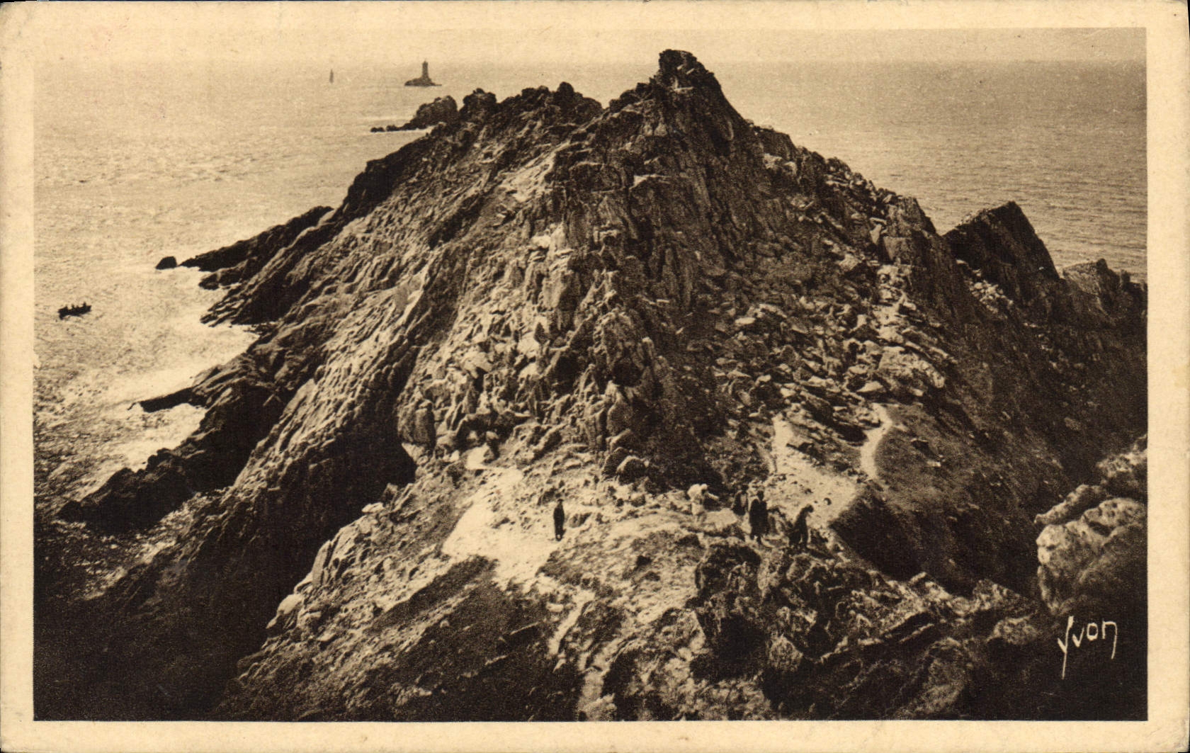 CPA Pointe du Raz Finistere Vue d'ensemble 