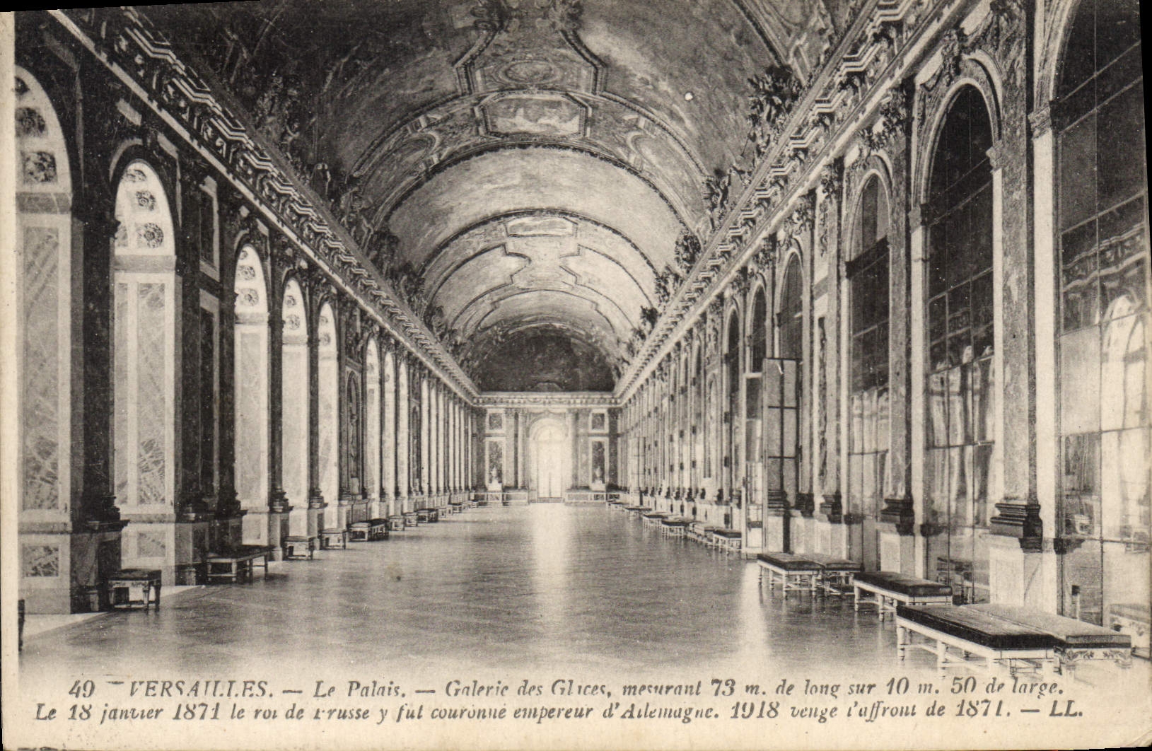 Versailles — Galerie des Glaces — éditeur LL, n°40