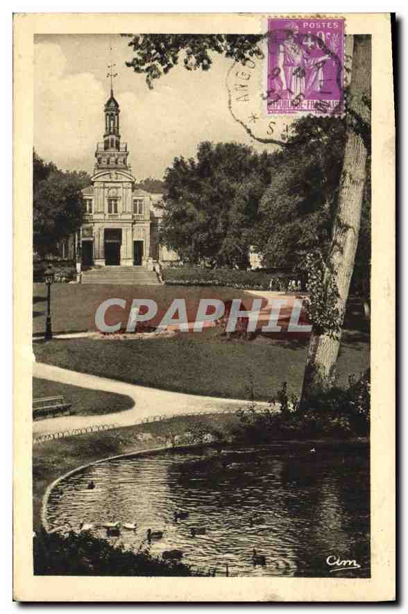 CPA Cognac Cahrente Jardin et Hotel de Ville 