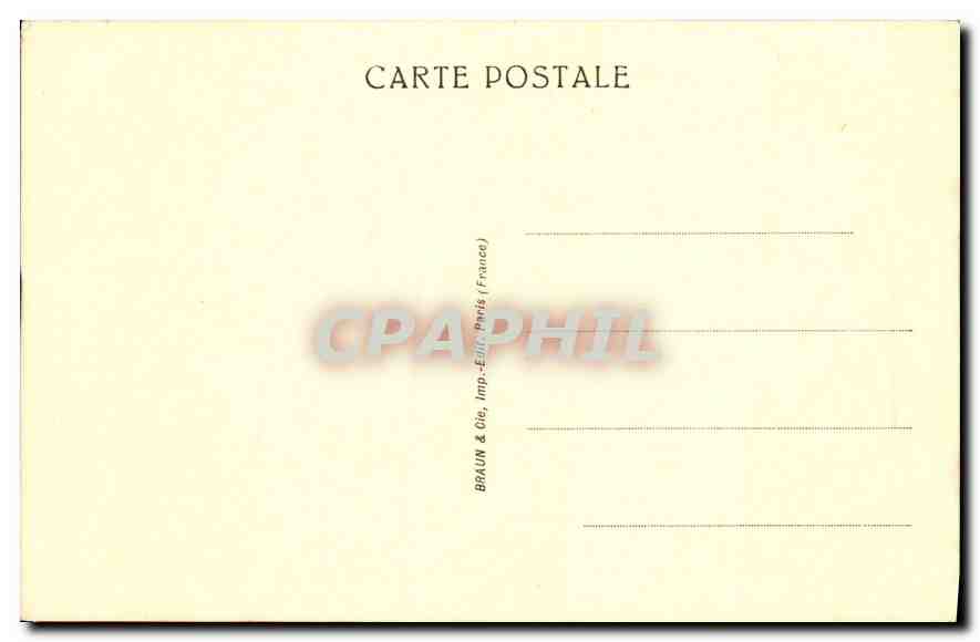 CPA Salon de Paris Deleberque Vaison la Romaine  — Verso