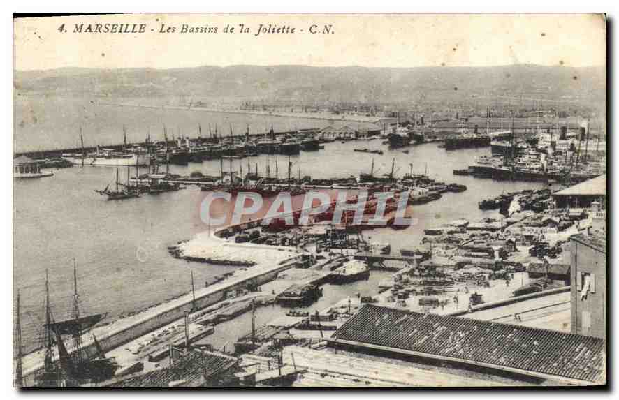 CPA Marseille Les Bassins de la Joliette 