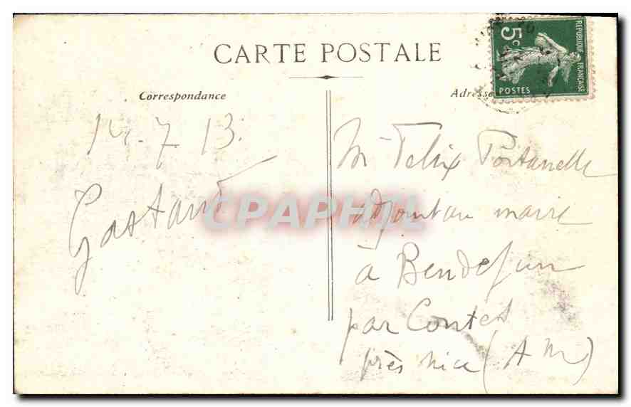 CPA Marseille Les Bassins de la Joliette  — Rückseite