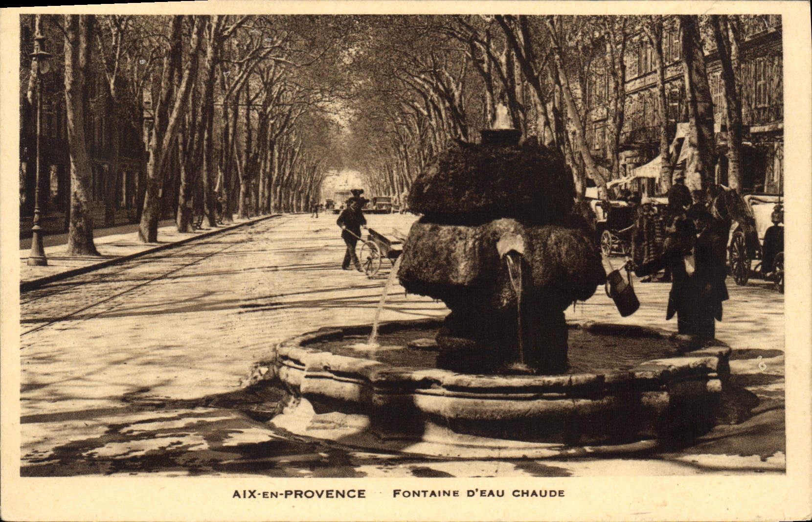 Aix-en-Provence — Fontaine d'eau chaude — éditeur non identifié, n° de série non visible