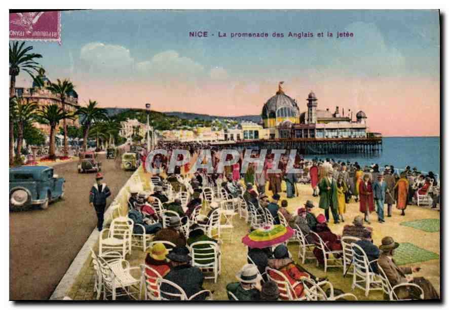 CPA Nice La promenade des Anglais et la Jetee 