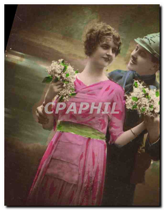 CPA Fantaisie Femme