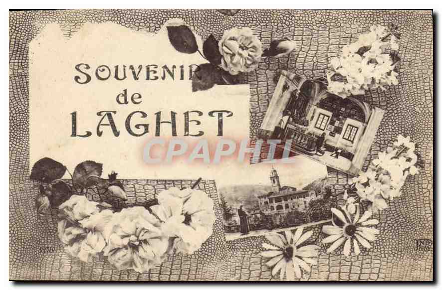 Souvenir de Laghet — éditeur Imp. Gérard, Succ. Corbeil-Paris — n° de série non visible
