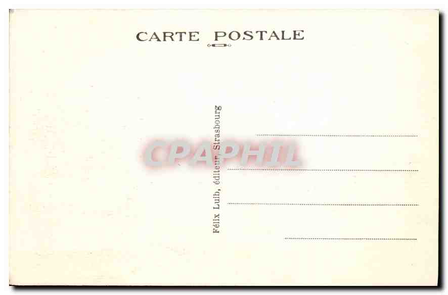 CPA Strasbourg Pont du Chemin de Fer sur la Rhin  — Rückseite