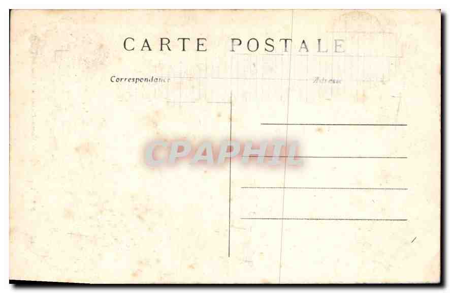 CPA Paris Eglise Notre Dame Chimere  — Rückseite