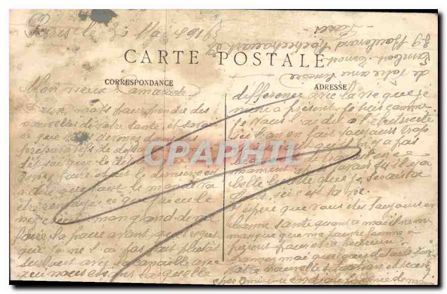CPA Paris Les Boulevards des Capucines et les Italiens  — Rückseite