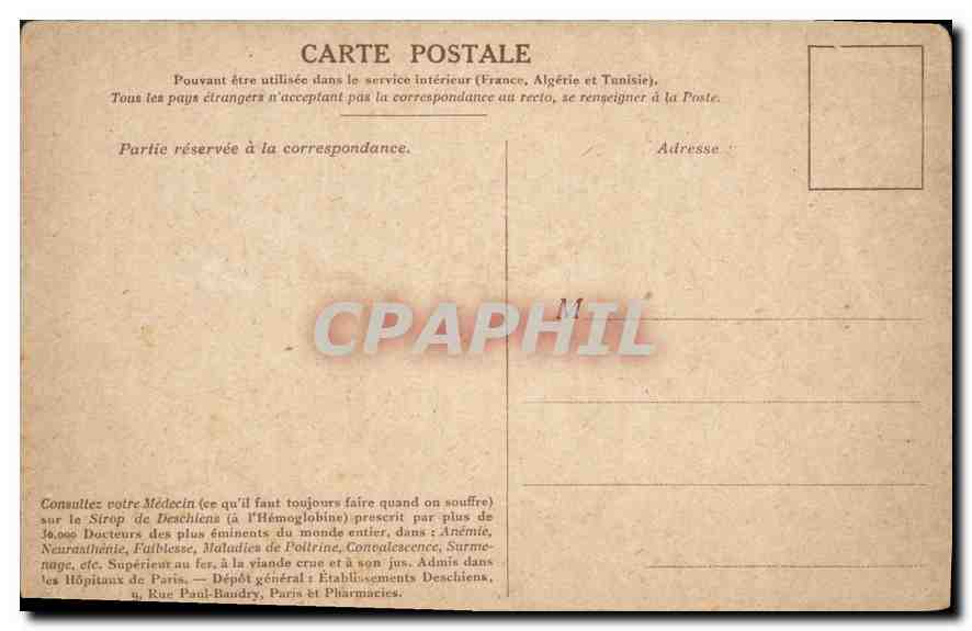 CPA Musee de Versailles Serment du jeu de paume  — Rückseite