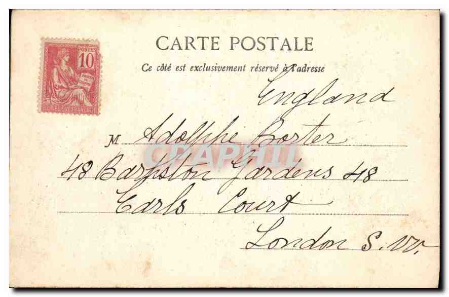 CPA Cannes Ile Ste Marguerite Prison du Masque de Fer  — Verso