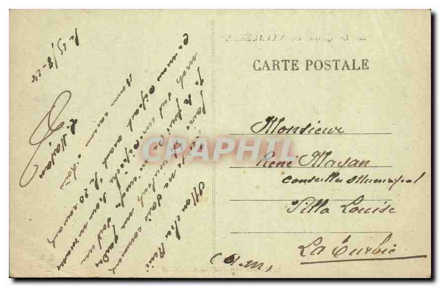 CPA Le Cirque de Navacelle  — Verso