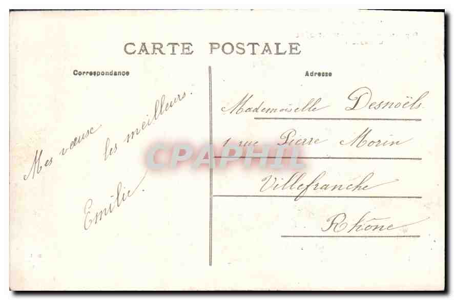 CPA l'Auvergne Puy de Dome Mont Dore Le Capucin  — Verso