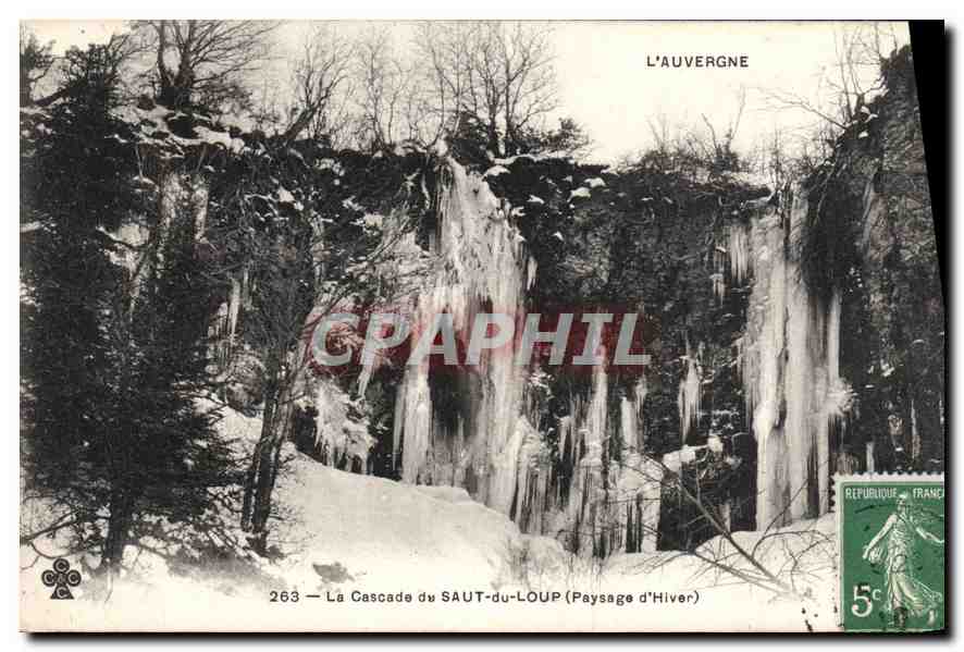 CPA Le Cascade du Saut du Loup Paysage d'Hiver 