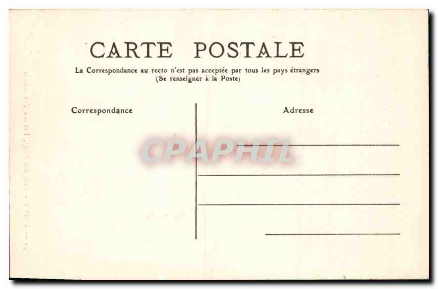 CPA Brive Petit Seminaire Fenetre Renaissance  — Rückseite
