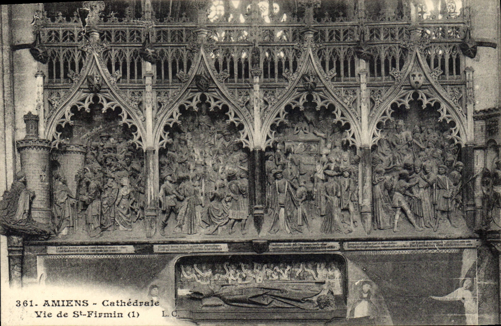 Amiens - Cathédrale - Vie de St-Firmin (1)