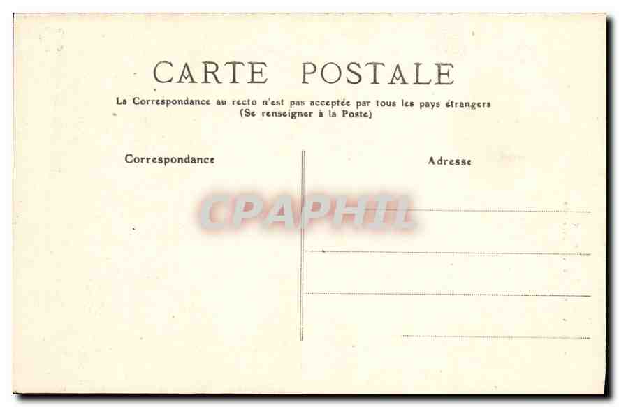 Bayeux — Die zentrale Turm der Kathedrale — Unbekannter Verleger, Nr. 381 — Rückseite