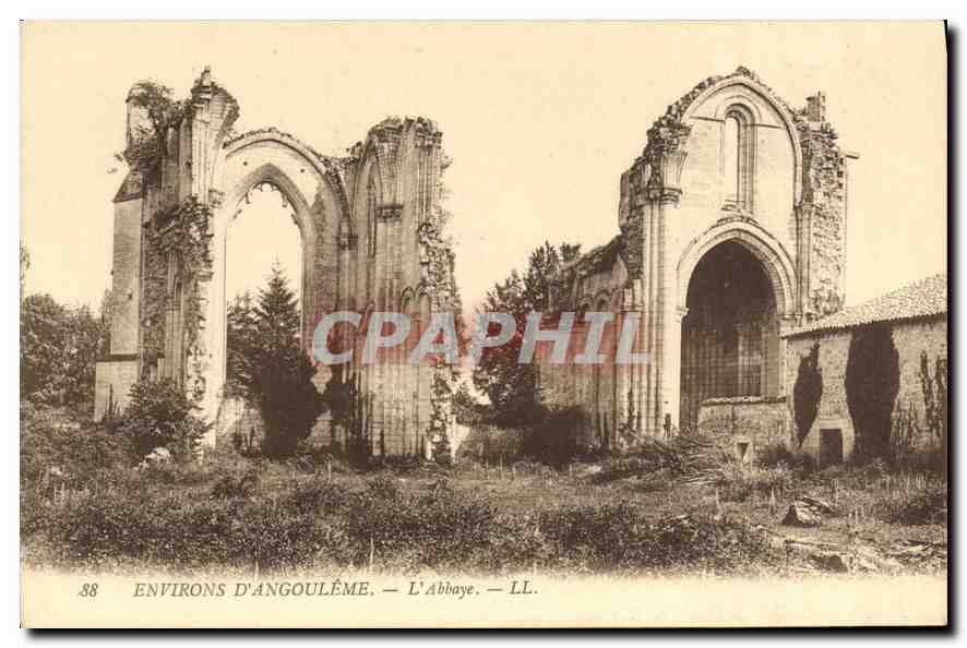 CPA Envurons d'Angouleme l'Abbaye 