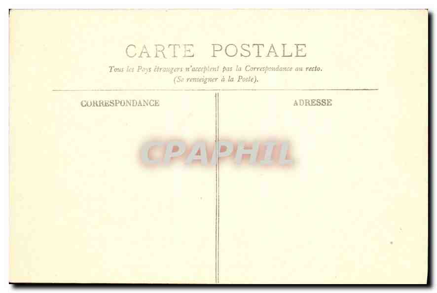 CPA Envurons d'Angouleme l'Abbaye  — Rückseite