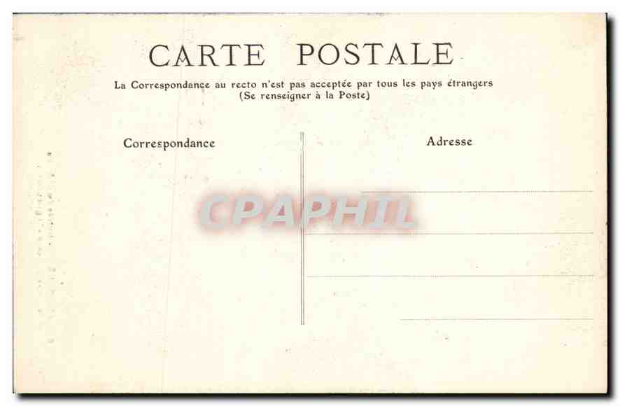 CPA Angouleme Entree du Chateau de l'oisellerie Ecole d'Argiculture  — Rückseite