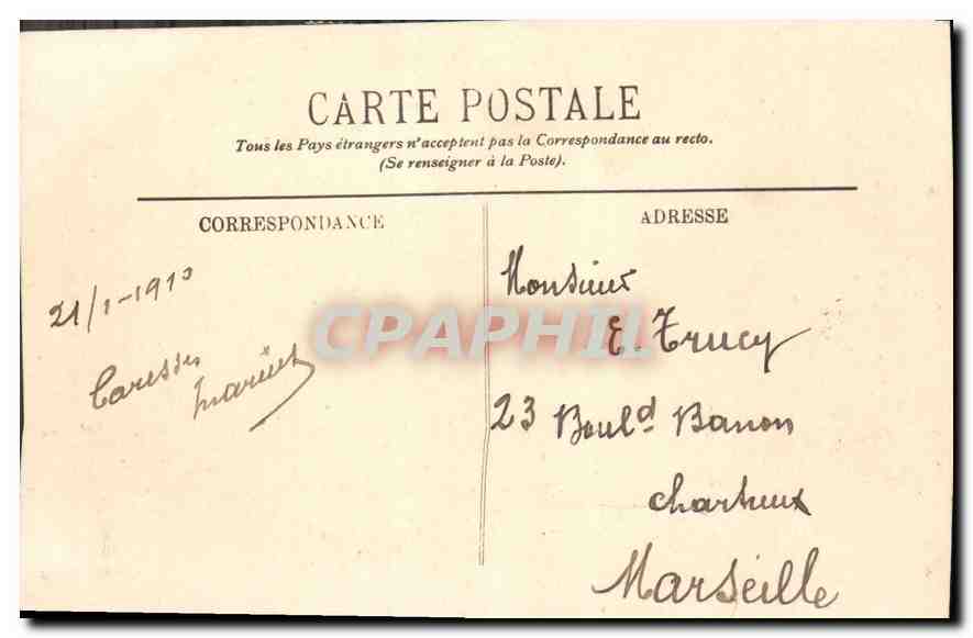 CPA Paris Le Lac du Bois de Boulogne  — Rückseite