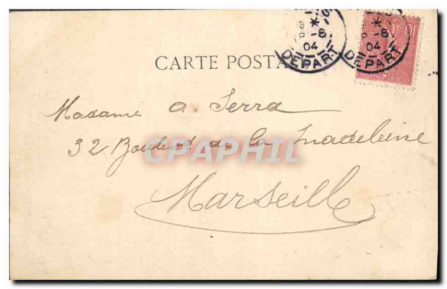 CPA Paris Notre Dame et Quai Saint Michel  — Verso