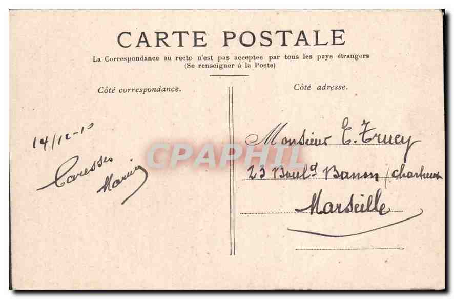 CPA Paris Notre Dame  — Verso