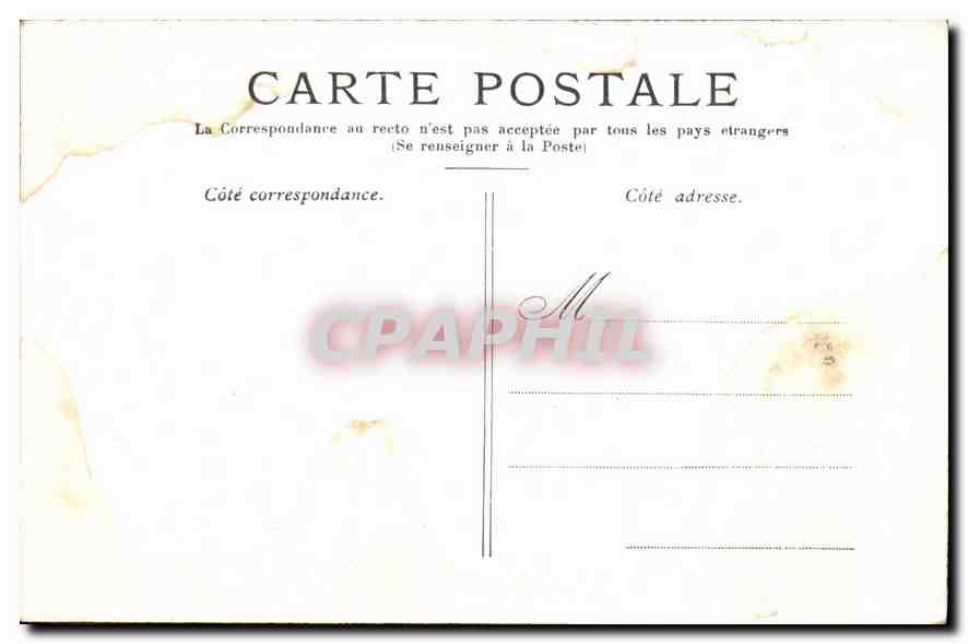 CPA Paris Le Grand Palais Champs Elysees  — Rückseite