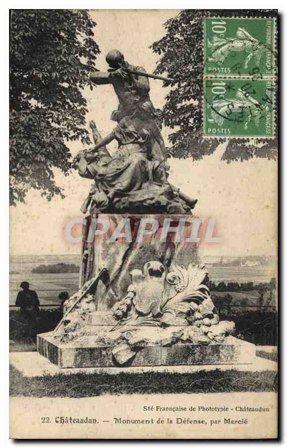 Châteaudun — Monument de la Défense — Sté Française de Phototypie, Châteaudun