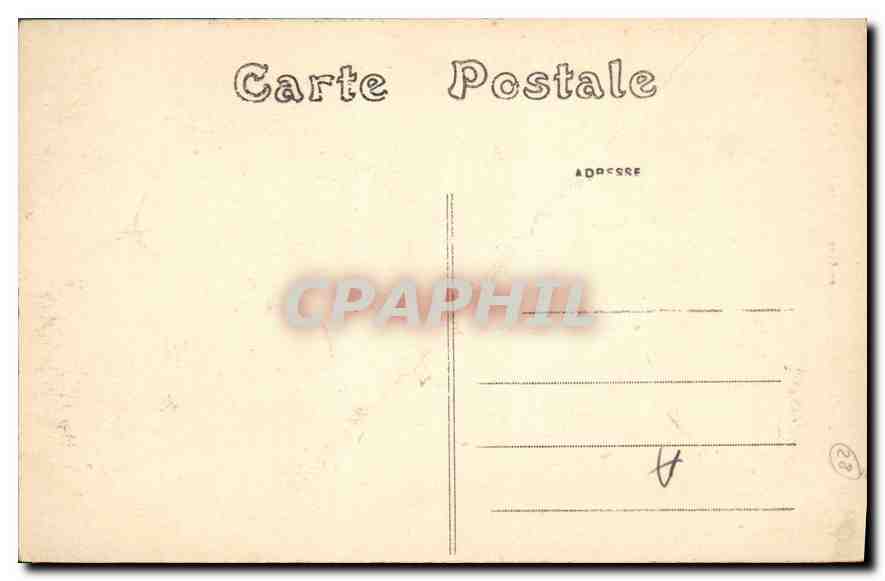 CPA Chateaudun Le Chateau Les Contreforts Nord Ouest  — Rückseite