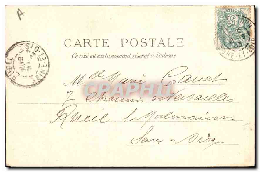 CPA Chateaudun Vue prise de la Guinguette  — Rückseite