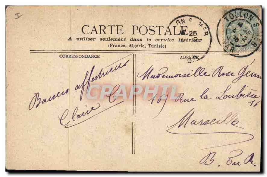 CPA Le Chateau de Blois  — Verso