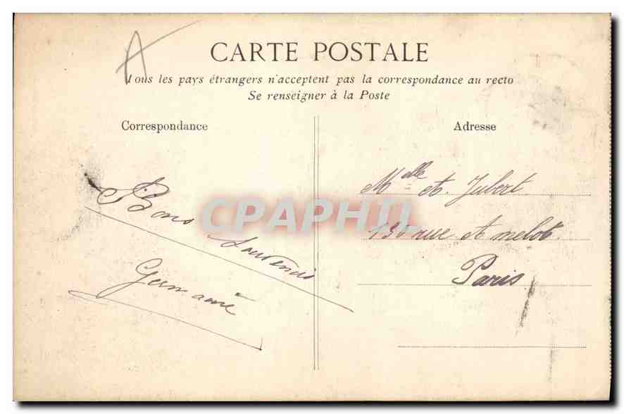 CPA Le Havre Le nouveau Casino Marie Christine Vue prise de la Plage a maree basse  — Rückseite