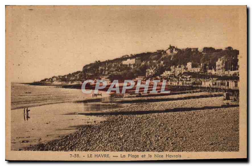 CPA Le Havre La Plage et le Nice Havrais 