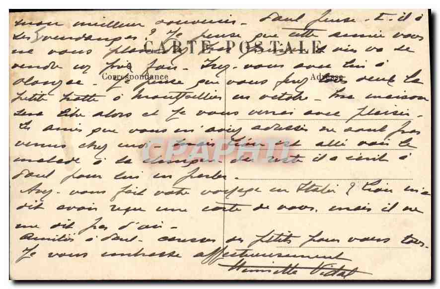 CPA Langogne La Cascade des Maritimes sur le Londouyrou Lozere  — Rückseite