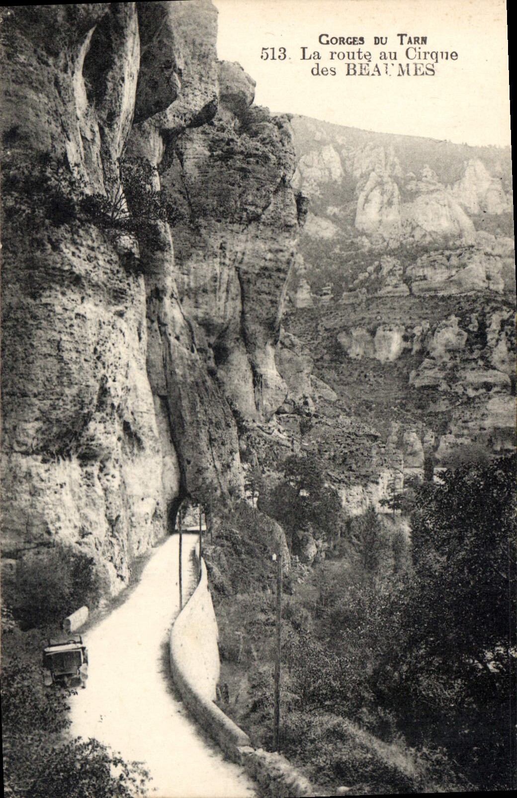 CPA Gorges du Tarn La route au Cirque des Beaumes 
