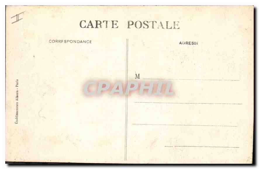 CPA Blois La Loire le Chateau et l'Eglise Saint Nicolas  — Rückseite