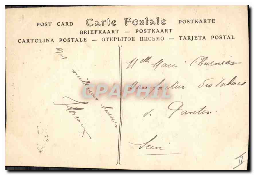CPA Blois Les Degres Denis Papin Velo Cycle — Verso