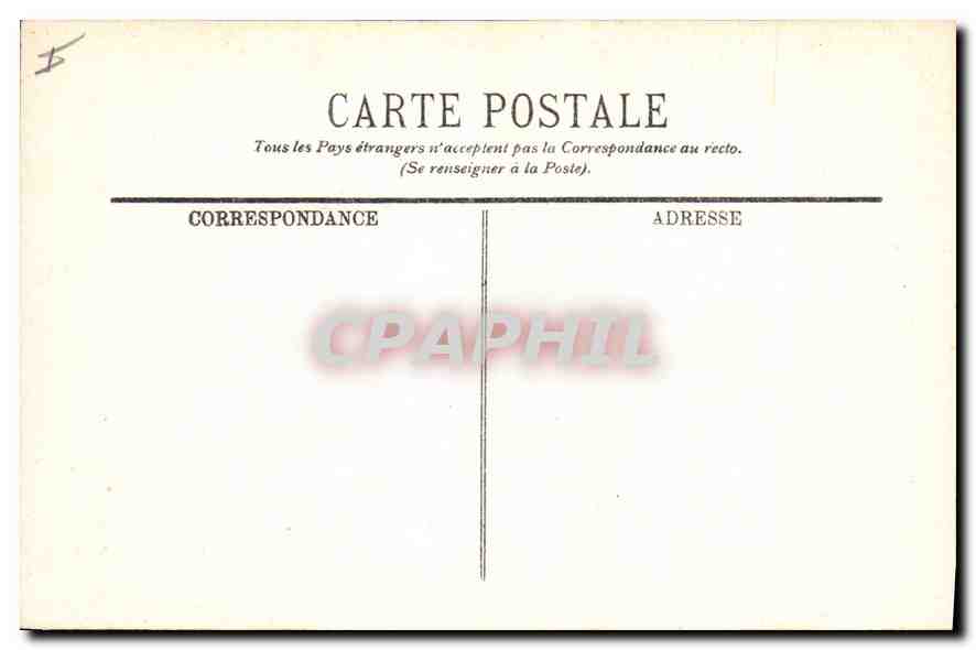 CPA Blois Le Chateau La Facade Francois I  — Verso