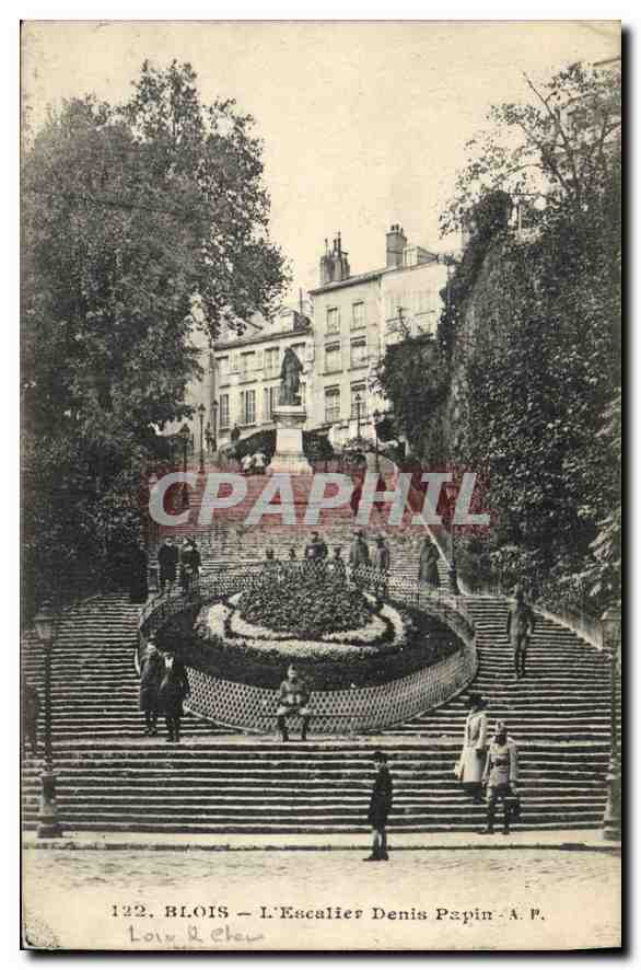 CPA Blois L'Escalier Denis Papin 