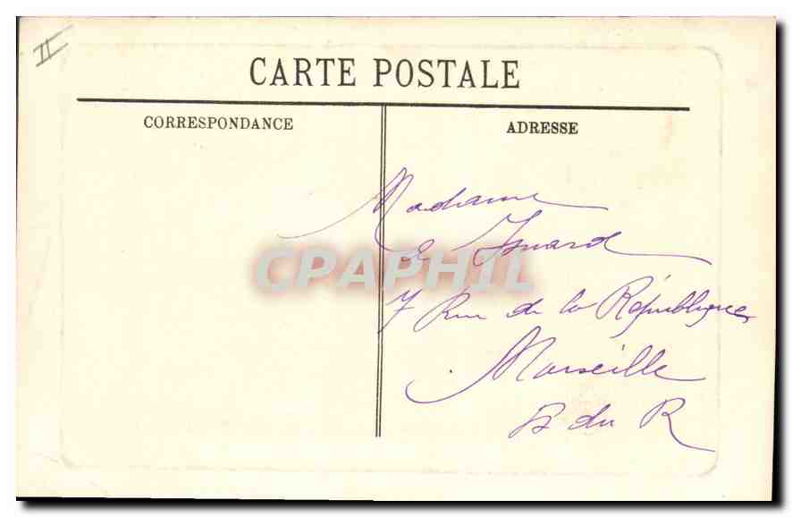 CPA Les Chateaux de la Loire le Chateau de Blois  — Rückseite
