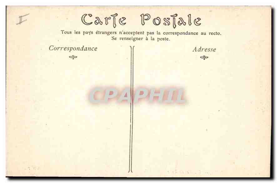 CPA Blois l'Hotel de Ville  — Verso