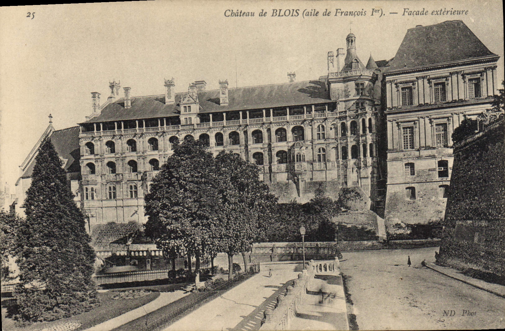 CPA Chateau de Blois Aile de Francois Ier Facade exterieure 